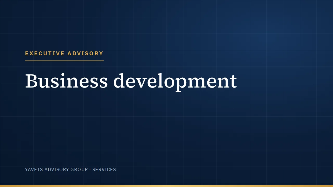 Business development