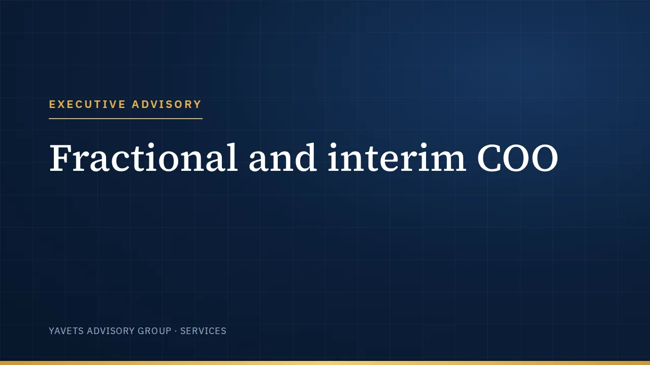 Fractional and interim COO