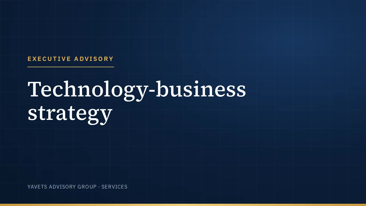 Technology-business strategy