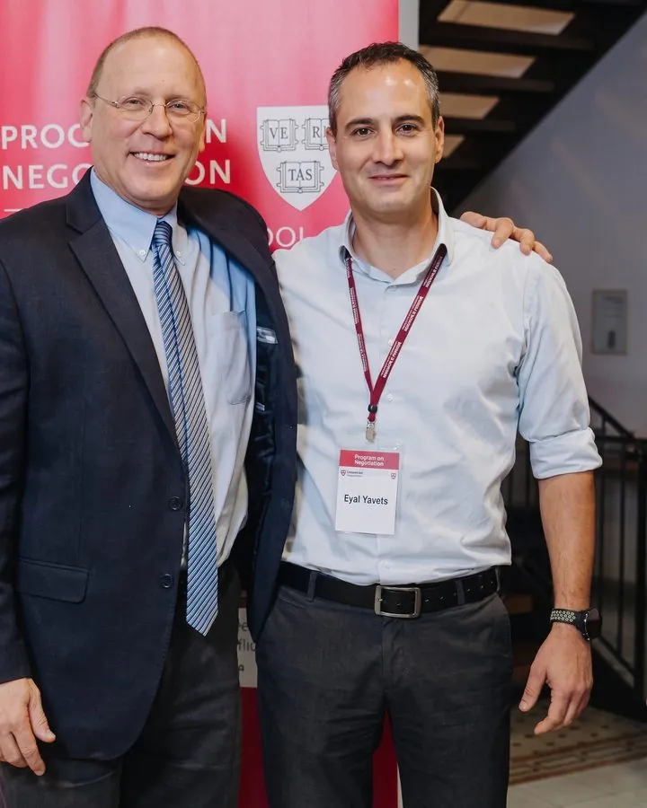 Eyal Yavets, graduate of PON, Harvard Law School