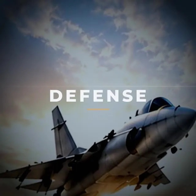 Fighter jet in flight