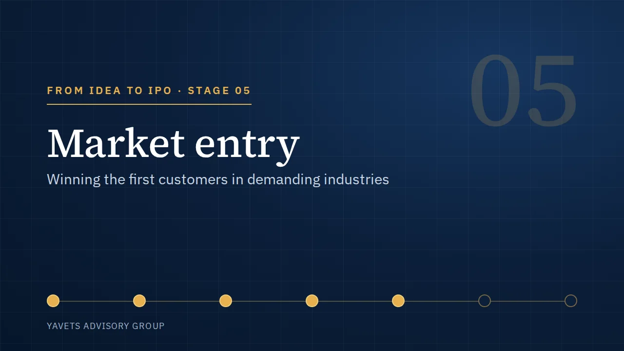 Stage 05: Market entry